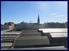 Malmö skyline from the Central station's garage 19